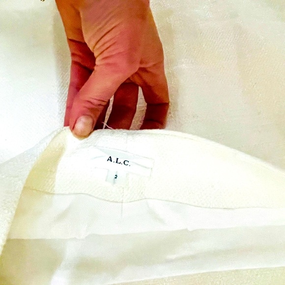 A.L.C. White Mini Wrap Skirt - Picture 3 of 7